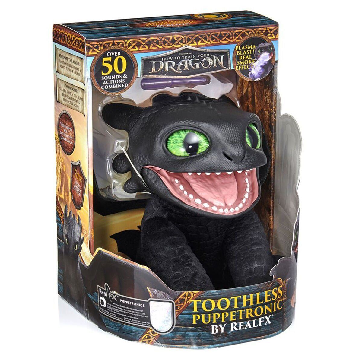 WS HTTYD-1001 Real FX Toothlees 30 cm Elektronik Kukla