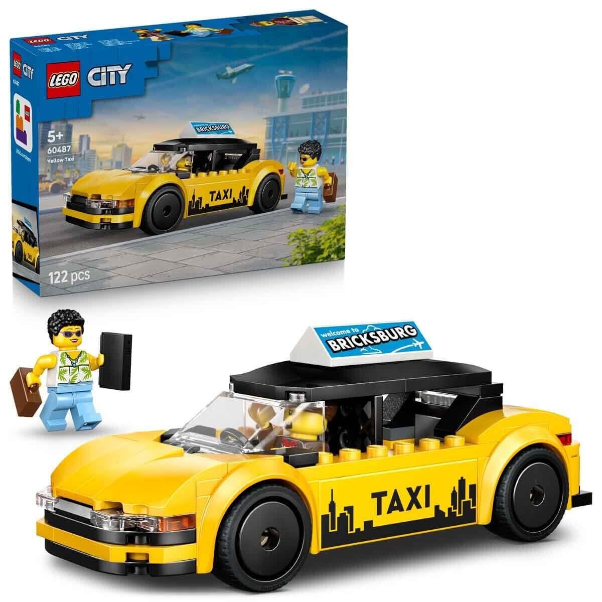 60487 Lego City Sarı Taksi 122 parça +5 yaş