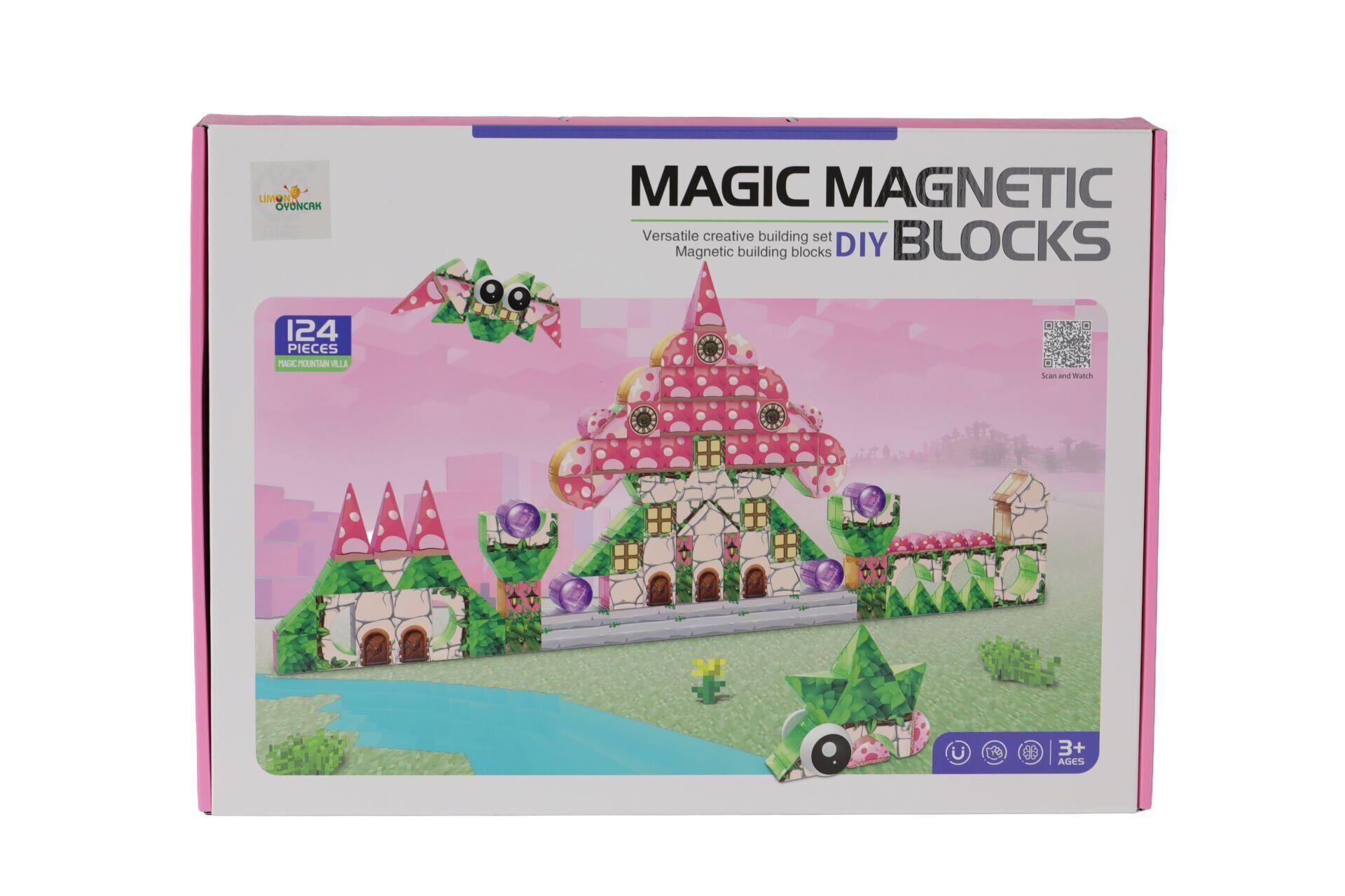 6602 MANYETİK PUZZLE 124 PARÇA