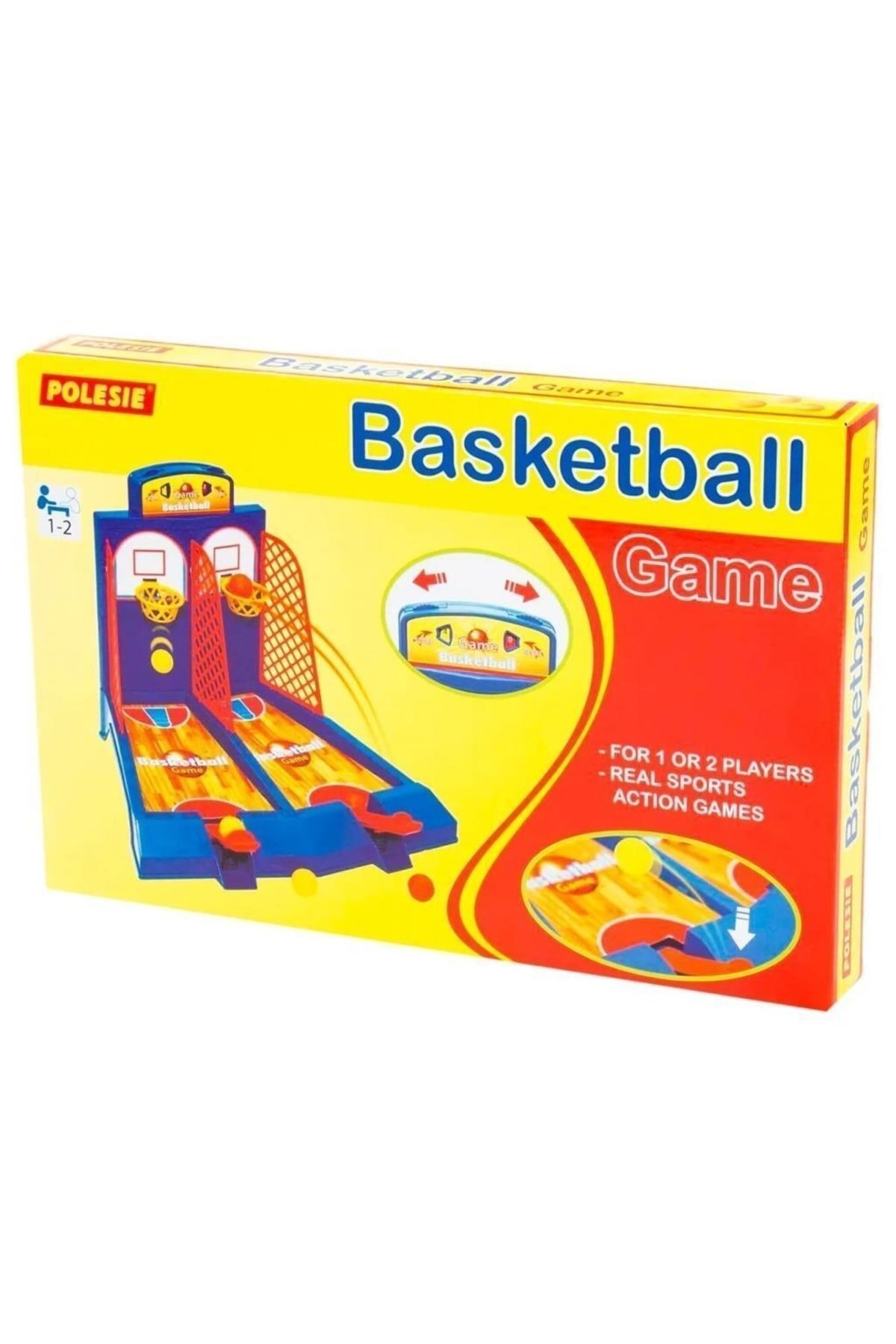 Polesie Oyuncak 2'li Basketball Turnuva Seti Potalı Sök Tak Özelliği Zeka Gelişimi Göz Kordinasyonu