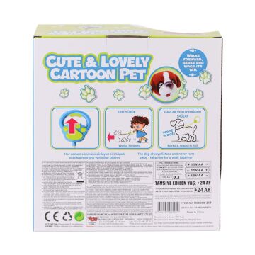 PR66308-25T Tasmalı Yürüyen Peluş Fransız Köpeği