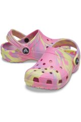 Crocs Classic Marbled Clog K Pembe Çocuk Terlik 207002