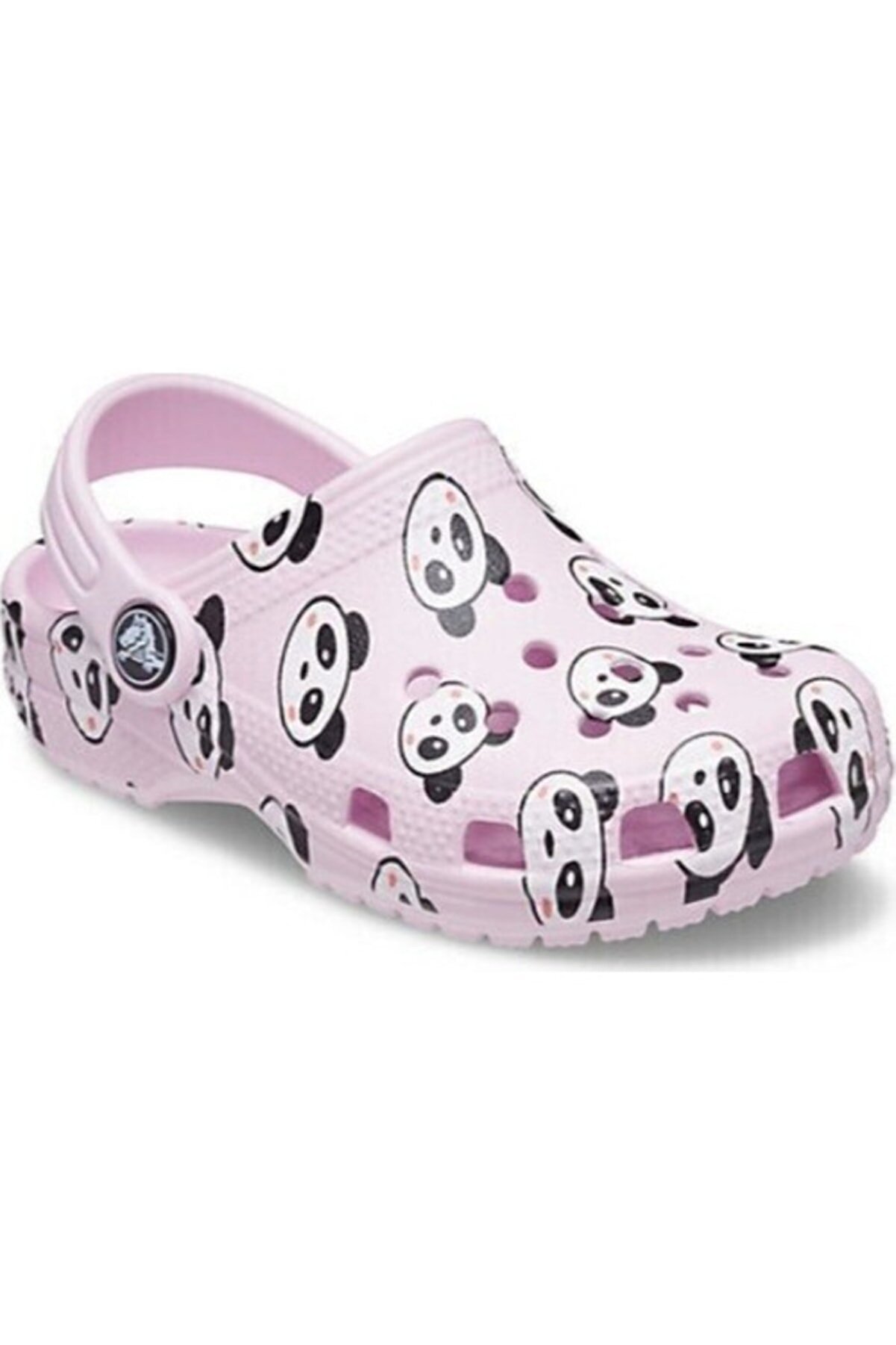 Crocs Classic Panda Print Clog K Pembe Çocuk Sandalet Terlik 206999