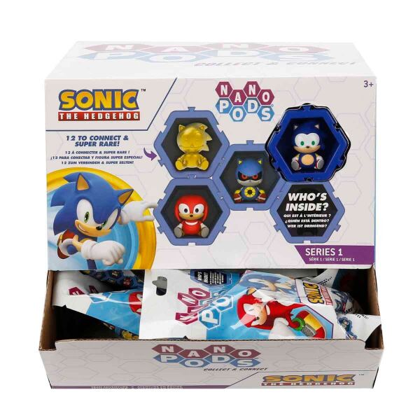S00402785 -SUN-WST-FİGÜR SONIC NANO PODS SÜRPRİZ PAKET(SONIC) 24D.