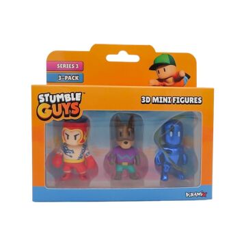 TUY23000 Stumble Guys 3lü Mini Figür