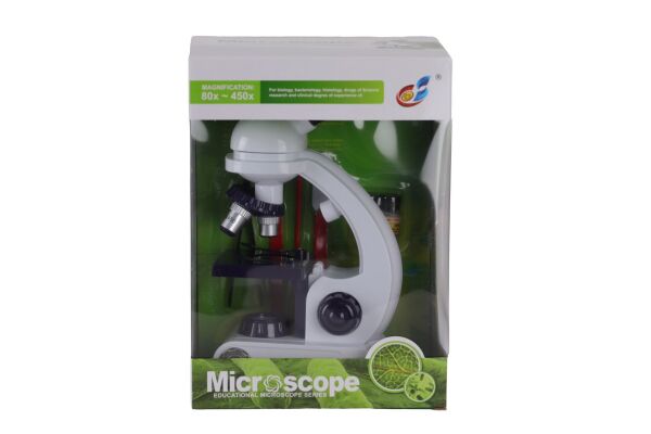 C2129 KUTULU PİLLİ MİKROSKOP SETİ