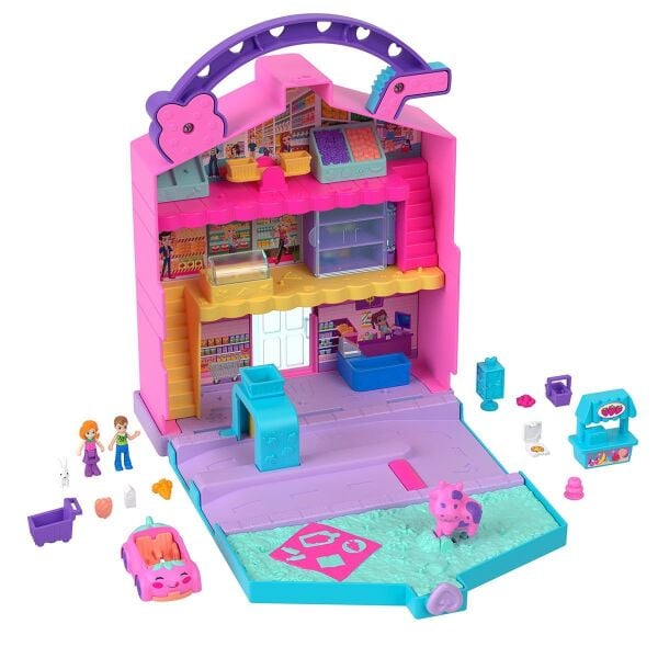 HRD45 Polly Pocket Eğlenceli Market Oyun Seti