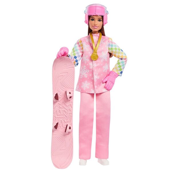 JKF78 Barbie Snowboard Sporcusu Oyun Seti
