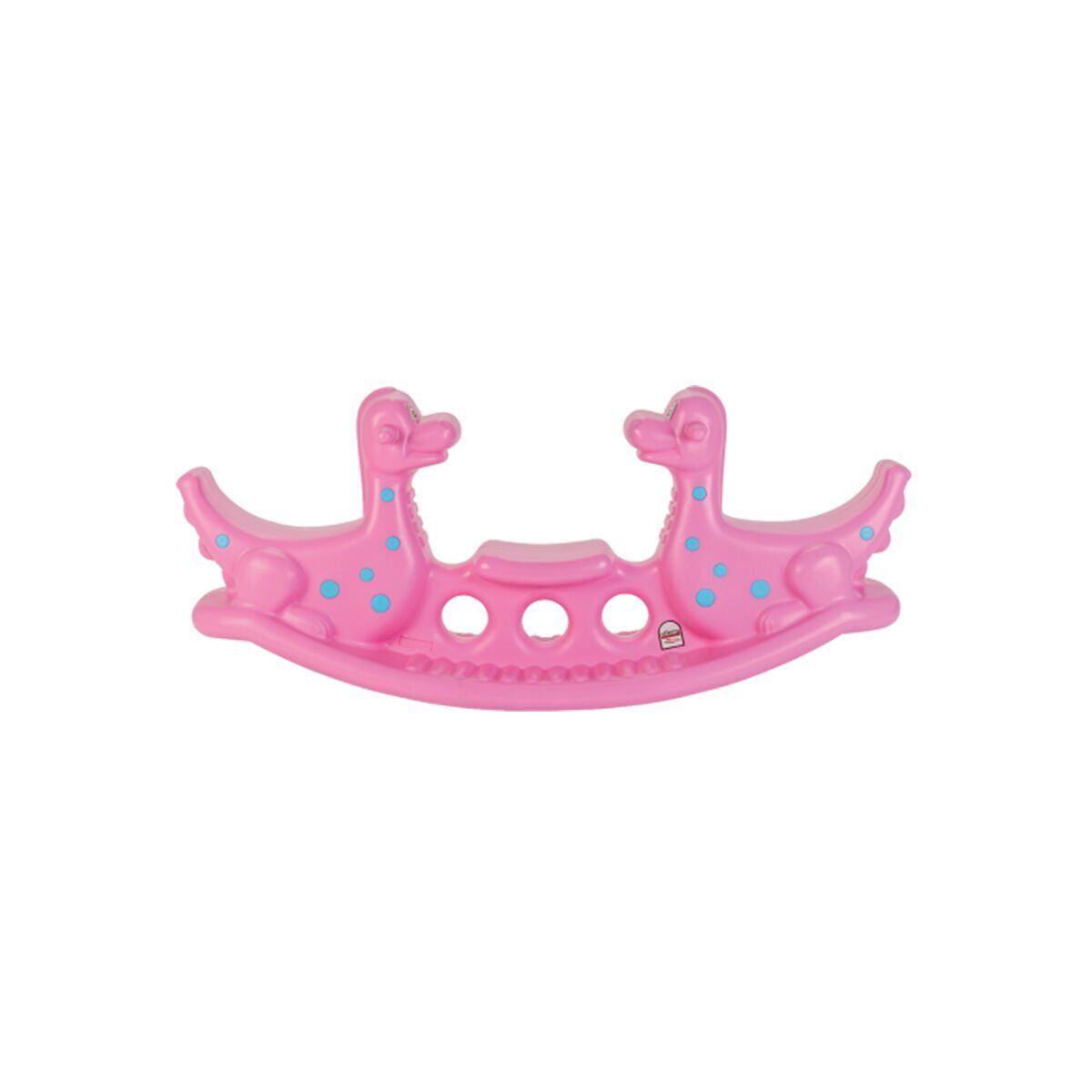 06 147P DİNO TAHTEREVALLİ BEBEK PEMBE