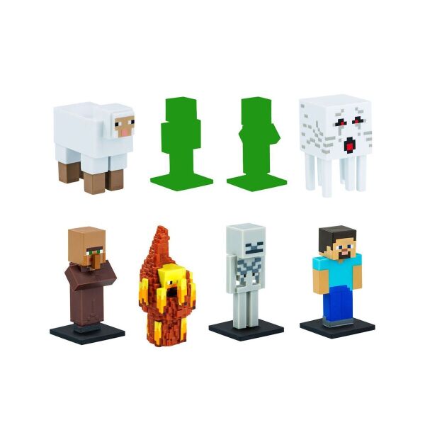 PMI MC2070 Minecraft 3D Figür Toppeez 
8li Delüks Set