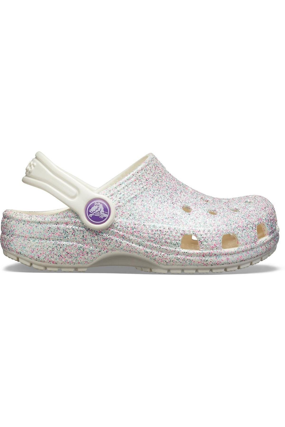 Crocs 206992-159 Classıc Glıtter Clog Bebek Sandalet