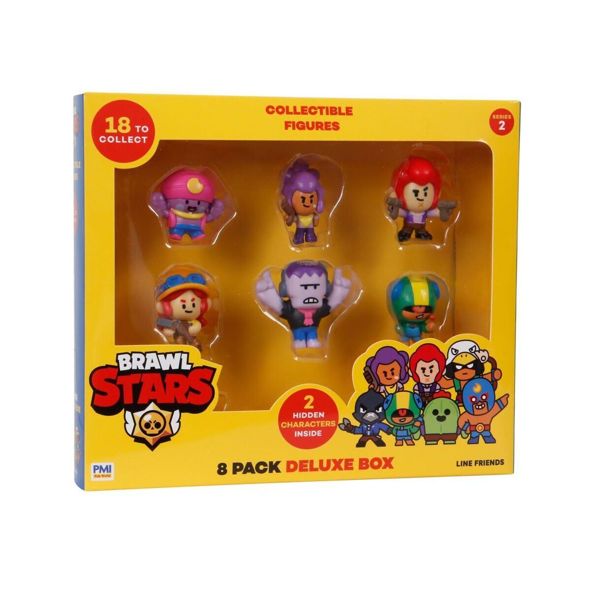 PMI BRW2070 Brawl Stars 8'li Delüks Figür Set Asorti