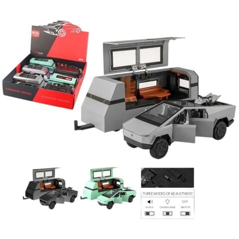 XHD-B3230-Vardem Çek Bırak Işıklı ve Sesli Truck Model Karavan 1:32