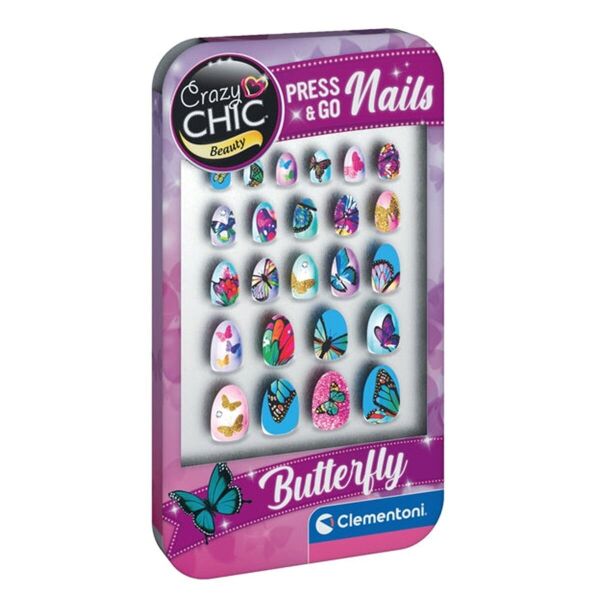 18898 Crazy Chic - Tak ve Git Tırnaklar - Kelebek