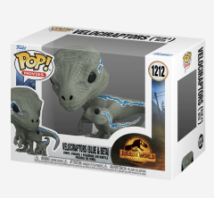 Funko POP Figür -POP&Buddy Movies: Jurassic World 3 Dominion - Velociraptors Blue & Beta