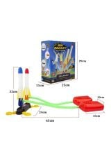Kayyum Oyuncak Air Rocket Duello Oyuncak Seti 2 Işıklı Roket 2 Işıksız Yedek Roket Ile Beraber airrocket2