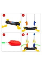 Kayyum Oyuncak Air Rocket Duello Oyuncak Seti 2 Işıklı Roket 2 Işıksız Yedek Roket Ile Beraber airrocket2