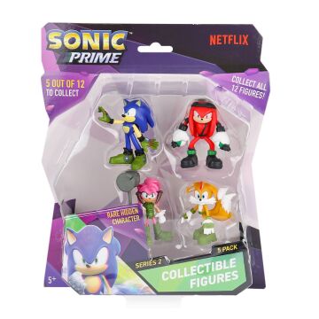 PMI SON2240 Sonic 5'li Figür Blister Asorti 1 özel sürpriz figür
