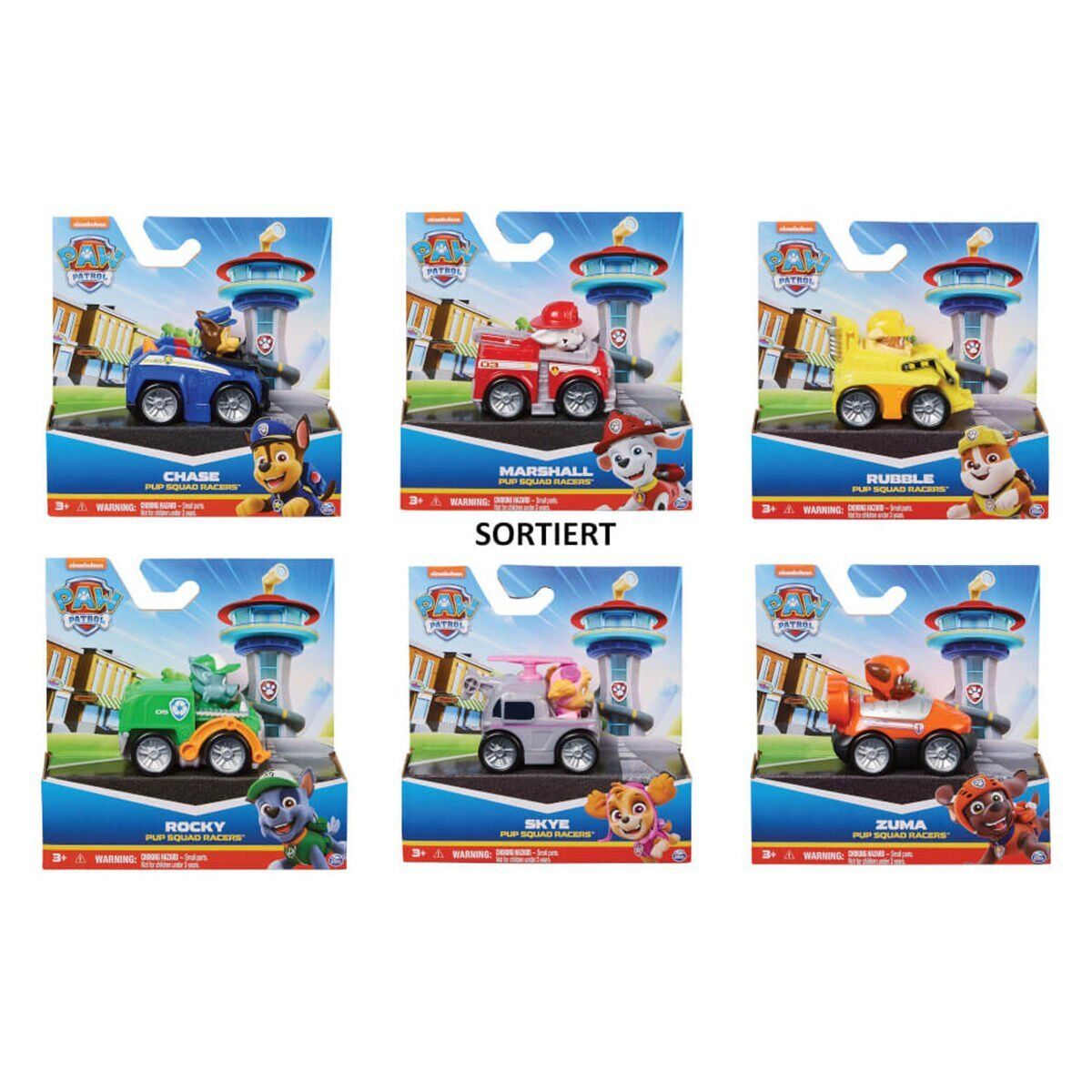 SPM-6070433 PAW PATROL MINI PUP SQUAD ARAÇ ÇEŞİTLERİ-ASORTİ(Belirtilen fiyat, tekli satış için adet fiyatıdır)