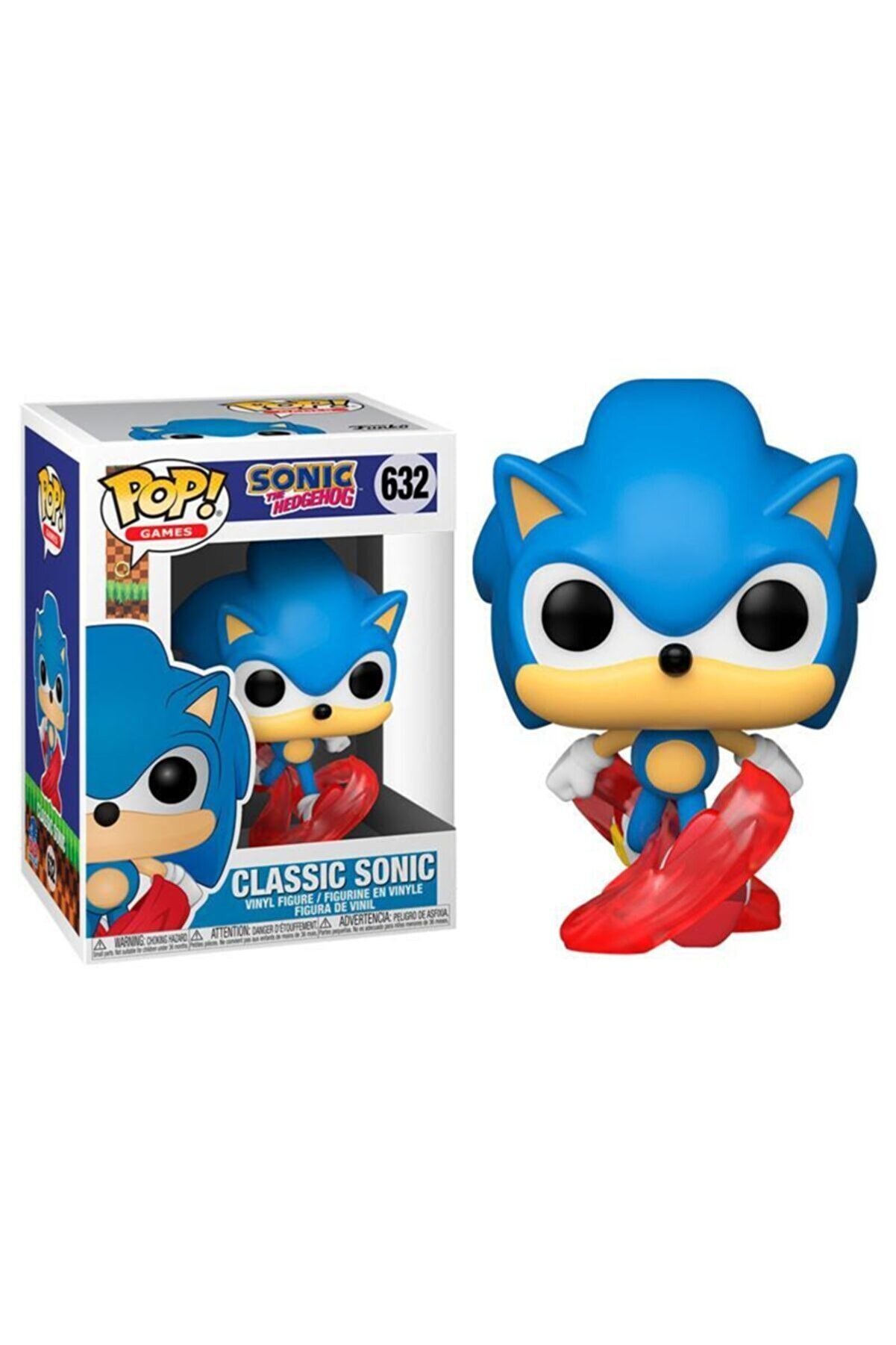 FUNKO POP SONIC 30TH ANNIVERSARY RUNNING SONIC FIGURU