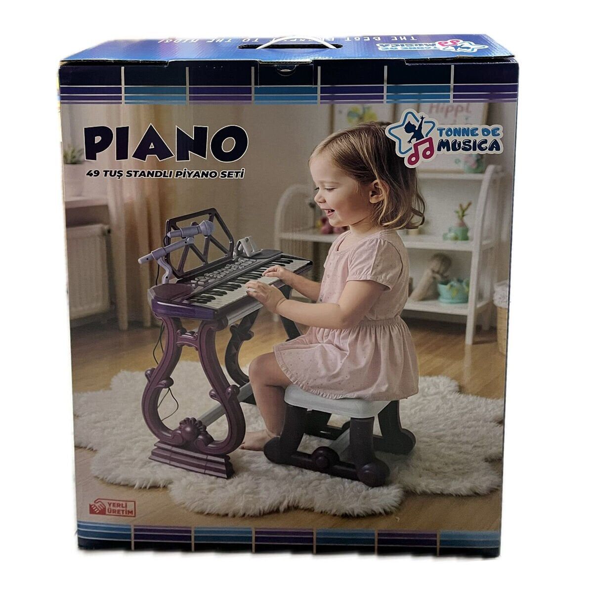 URT034-003 AYAKLI 49 TUŞ PİANO ORG - MOR