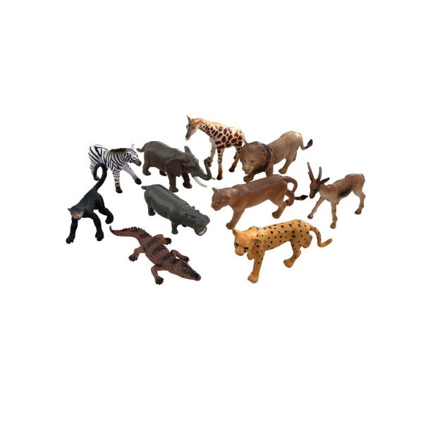 SH-D58011 Vardem Kutulu 10 Parça Vahşı Hayvan Seti