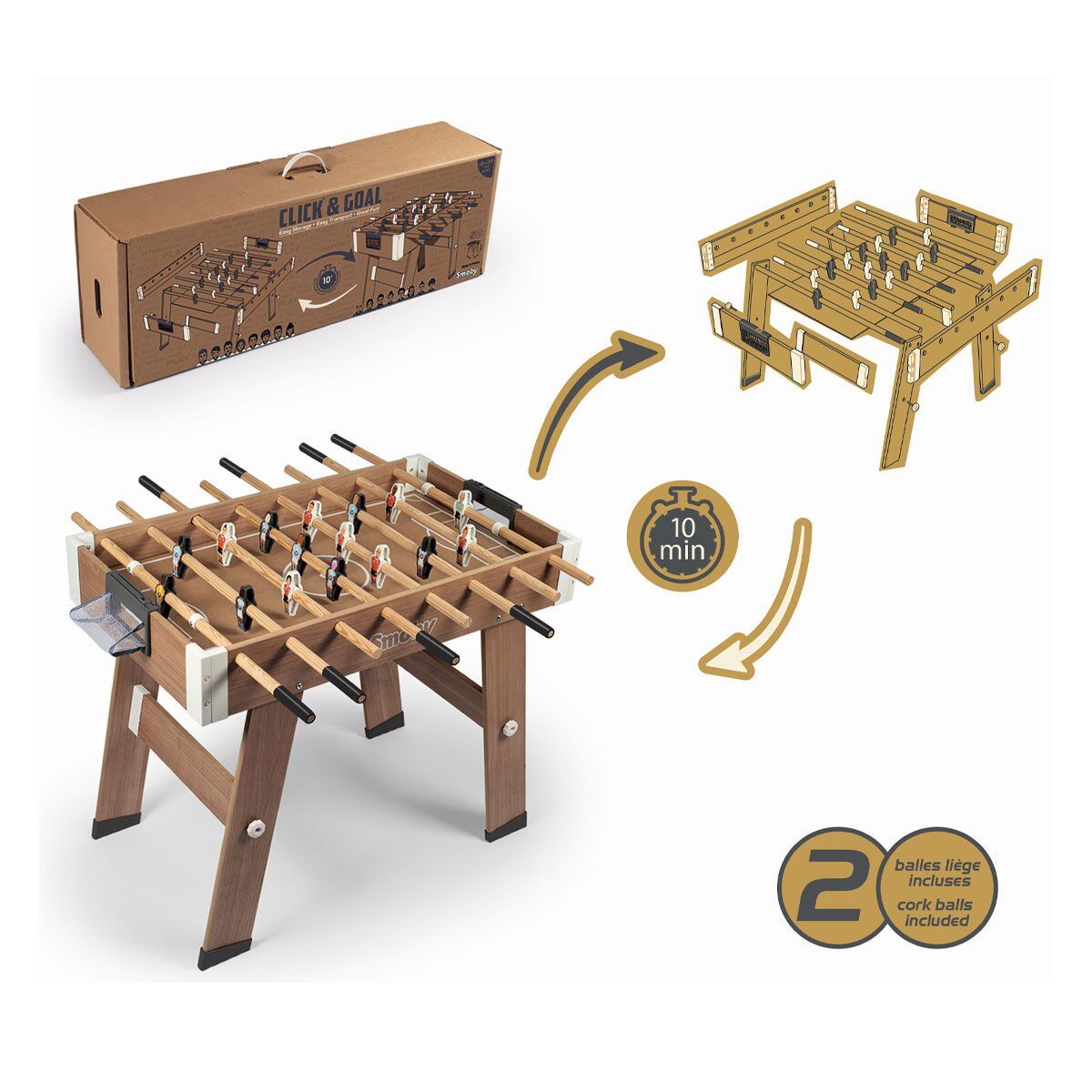 7600620700 Click Goal Langırt -Smoby