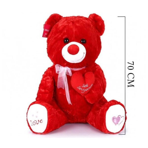 1054 KRM TIKIL AYI 70 CM KIRMIZI