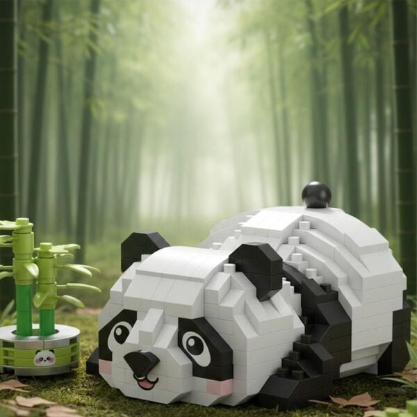 LZ-8804 LOZ DİNLENEN PANDA 340 PARÇA BLOCK OYUNCAK