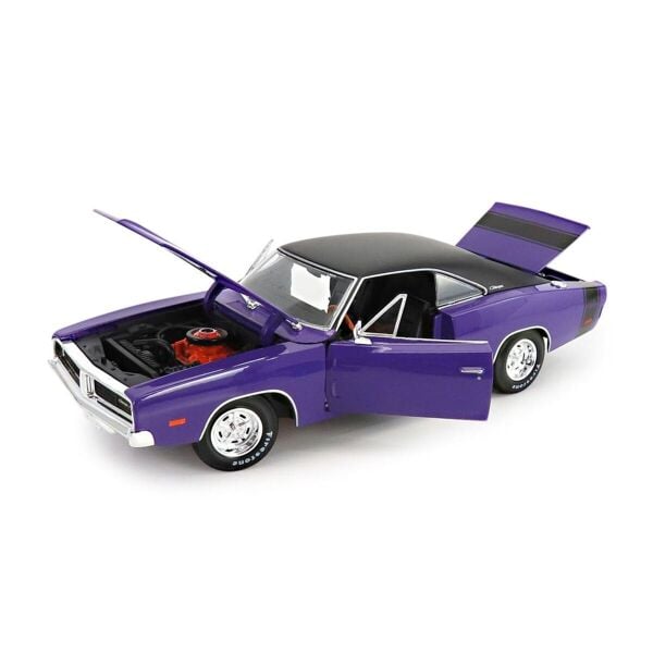 MAIS 31387 1969 Dodge Charger RT 1: 18  Model Araba -Necotoys