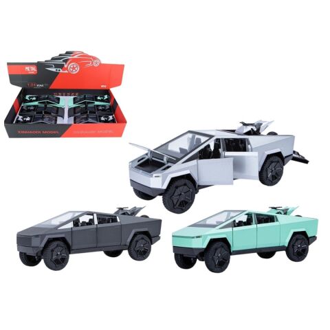 XHD-B2424-Vardem Çek Bırak  Işıklı ve Sesli Kapıları Açılan Truck Metal Jeep 1:24
