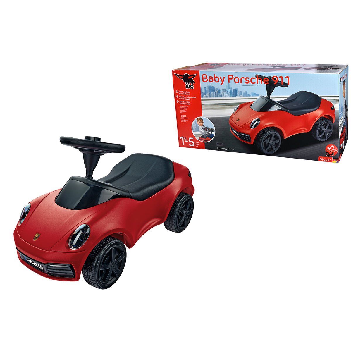 800056353 BIG Baby Porsche 911 Bingit Araç 1,5-5 yaş