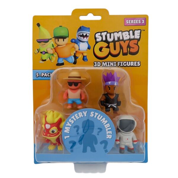 TUY22000 Stumble Guys 5li Mini Figür