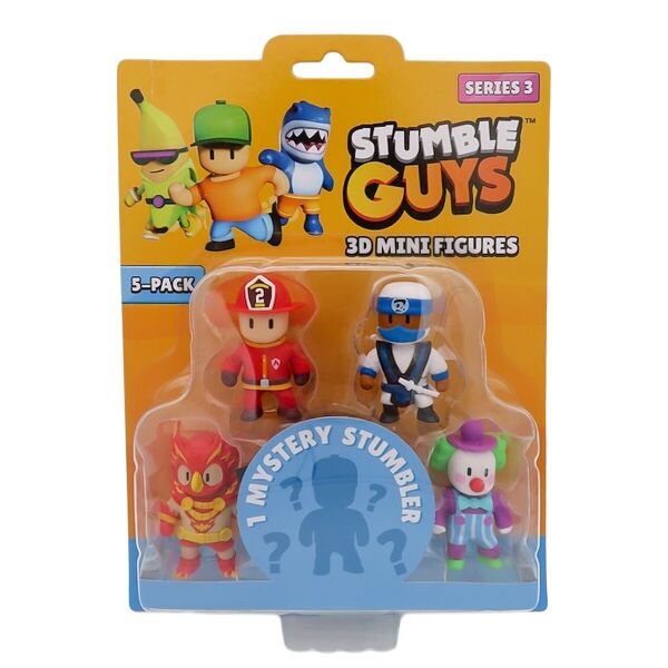 TUY22000 Stumble Guys 5li Mini Figür