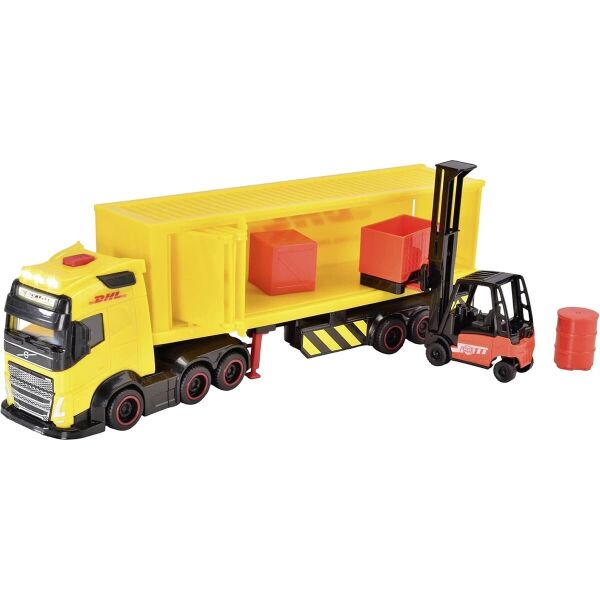 203747018 Dickie DHL Truck

free wheel Volvo FH16 Truck light sound interior,