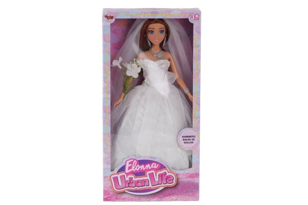 WG-661048 KUTULU 29CM GELİNLİKLİ BEBEK