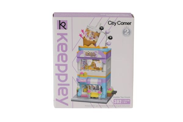 KP0108 KEEPPLEY BUBBLE TEA KAFE 302 PARÇA BLOCK OYUNCAK