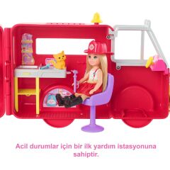 Barbie Chelsea İtfaiye Aracı Oyun Seti HCK73