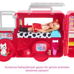 Barbie Chelsea İtfaiye Aracı Oyun Seti HCK73