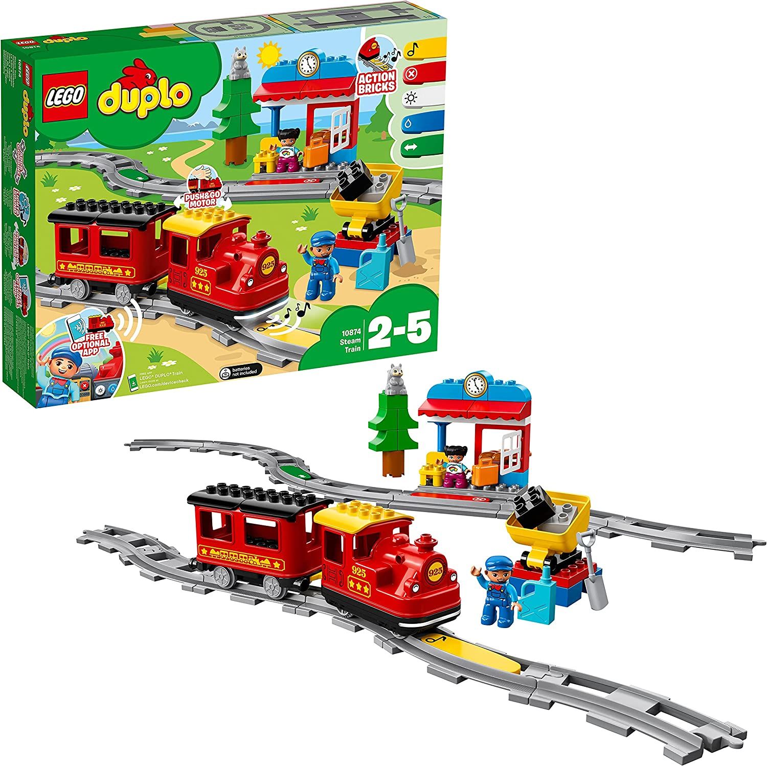 LEGO DUPLO Buharlı Tren 10874 Eğlence Oyuncağı