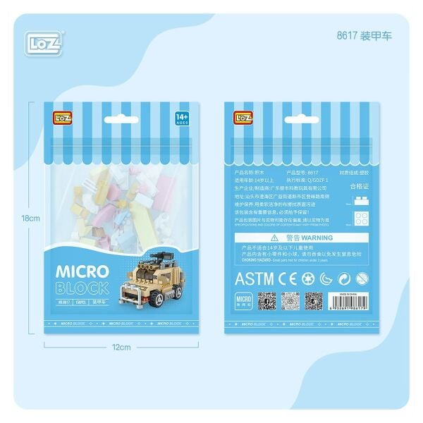 LZ8617 LOZ Tank Blok Seti Mini Poşet- Vagon life