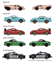 Porsche 5 Pieces Giftpack Oyuncak Araba Seti
