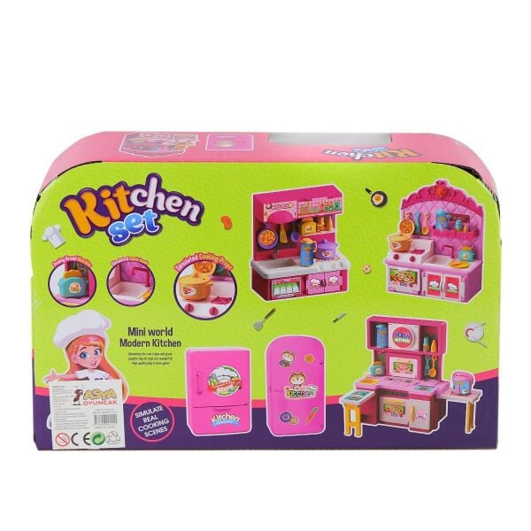 22282-YQL132-3 Mutfak Oyun Seti -Asya Oyuncak