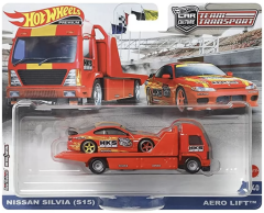 Hot Wheels Nissan Silvia (S15) Team Transport - Premium