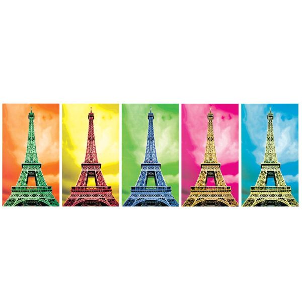 11223 Pop Art Paris 1000 Parça Panorama Puzzle -KS Puzzle