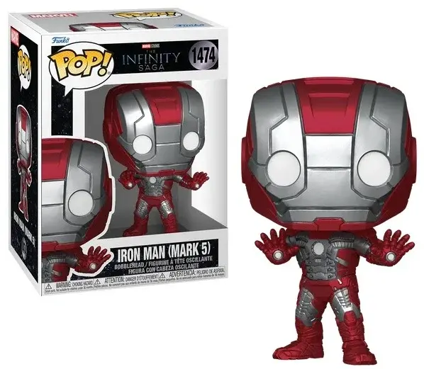 Iron Man Mark 5 Funko Pop, Iron Man #916, The Infinity Saga figürleri, Marvel Iron Man koleksiyon.