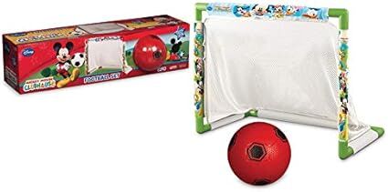 Dede Oyuncak Lisanslı Mickey Mouse Futbol Seti 03014 - Katlanabilir Çocuk Kale ve Top Seti