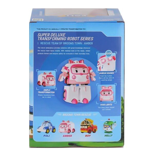 POLI MRT-687 ROBOCAR POLİ BÜYÜK TRANSFORMİNG ROBOT AMBER SESLİ VE IŞIKLI