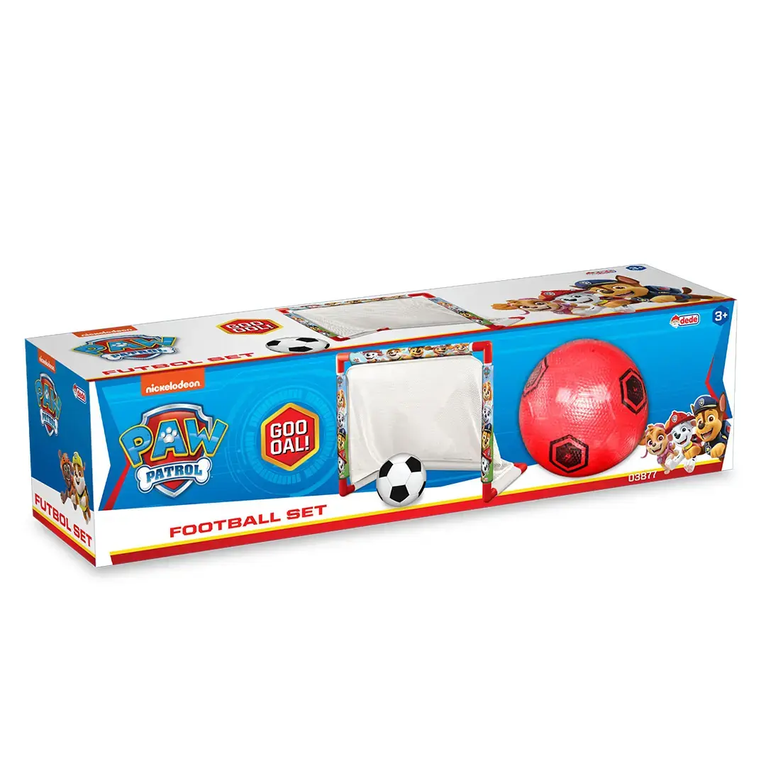 Paw Patrol Lisanslı Çocuk Futbol Seti - Kale ve Top Seti
