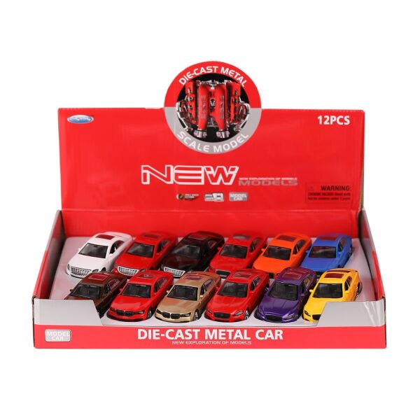 FY6028-12D Metal Çek Bırak Araba -Kidmar Oyuncak